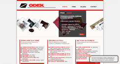 Desktop Screenshot of odek.pl